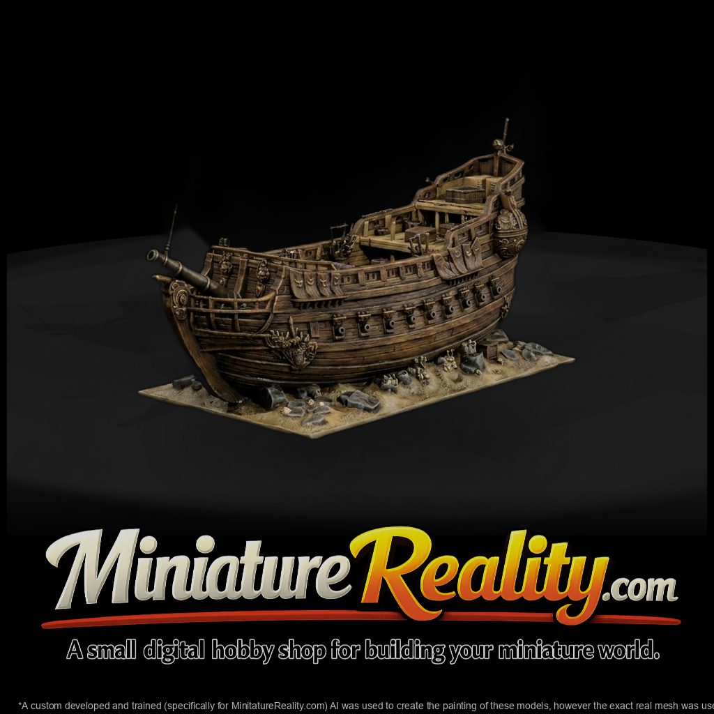 Sunken Galleon Wreck - Terrain