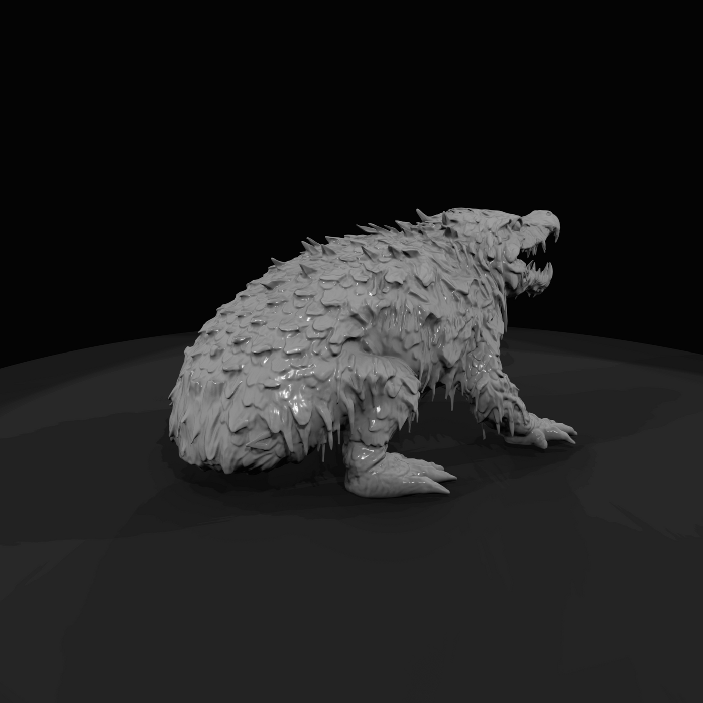 Swamp Scene Blighted Crocodile (estimated)