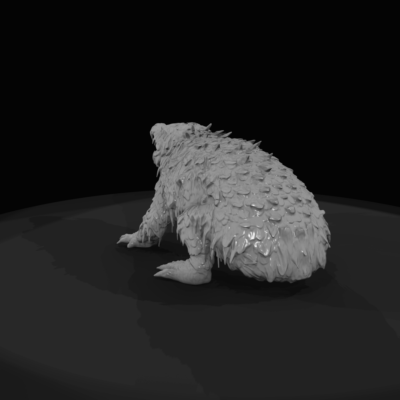 Swamp Scene Blighted Crocodile (estimated)