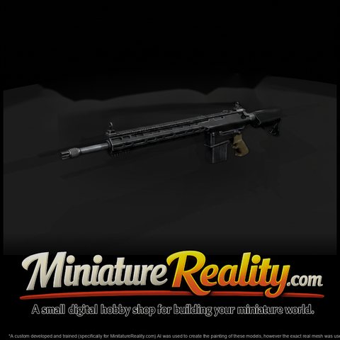 Tactical AR-Style Assault Rifle Prop