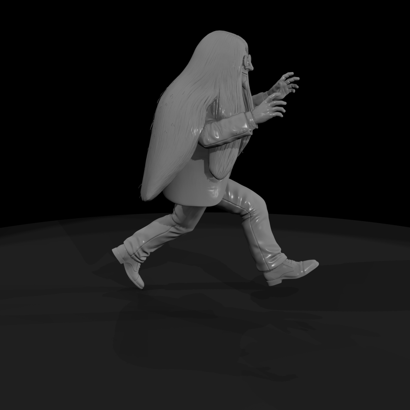 Cousin Itt Humanized Figure