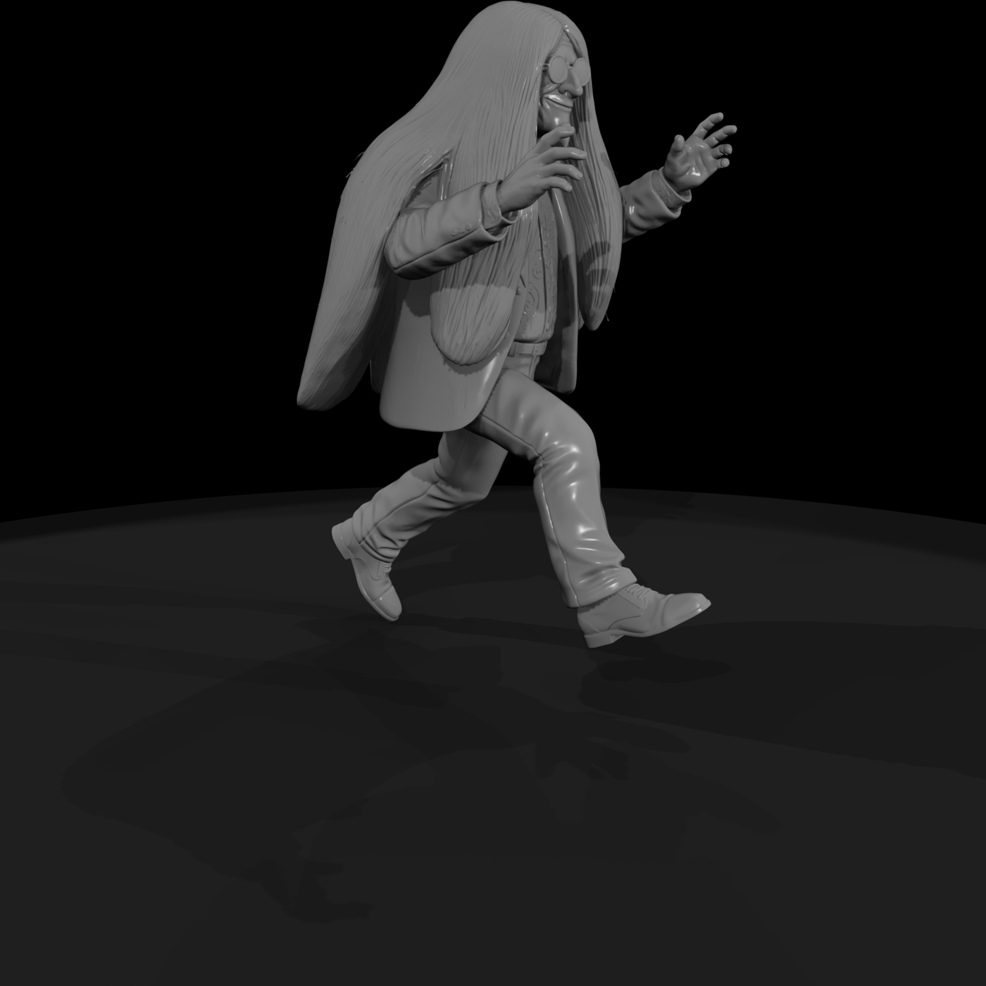 Cousin Itt Humanized Figure