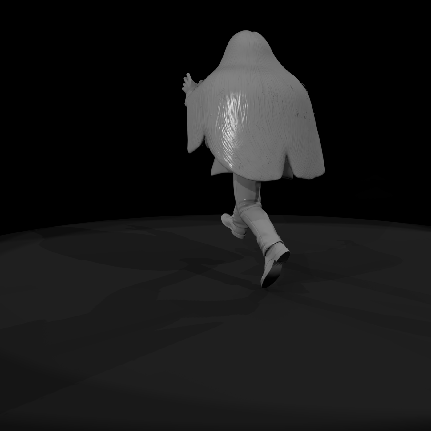 Cousin Itt Humanized Figure