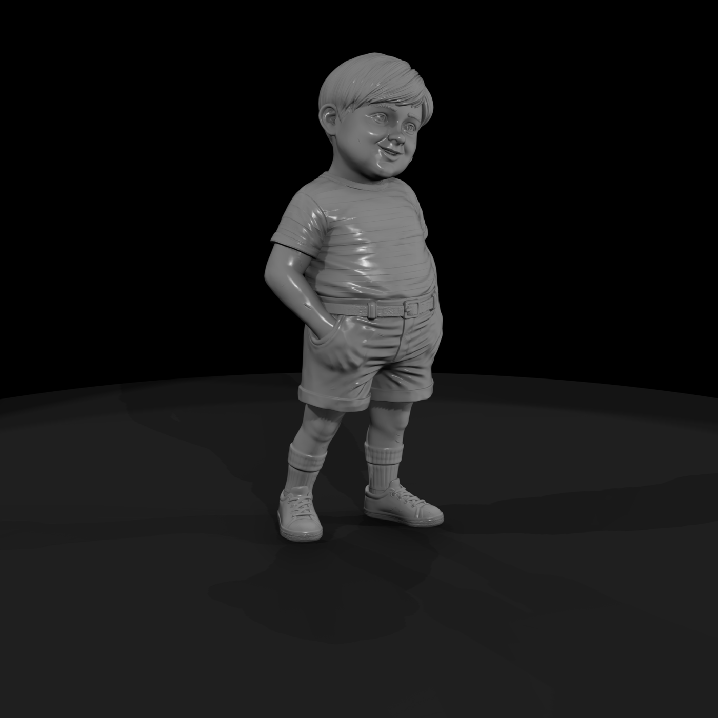 Pugsley Addams 1960s Boy Figure