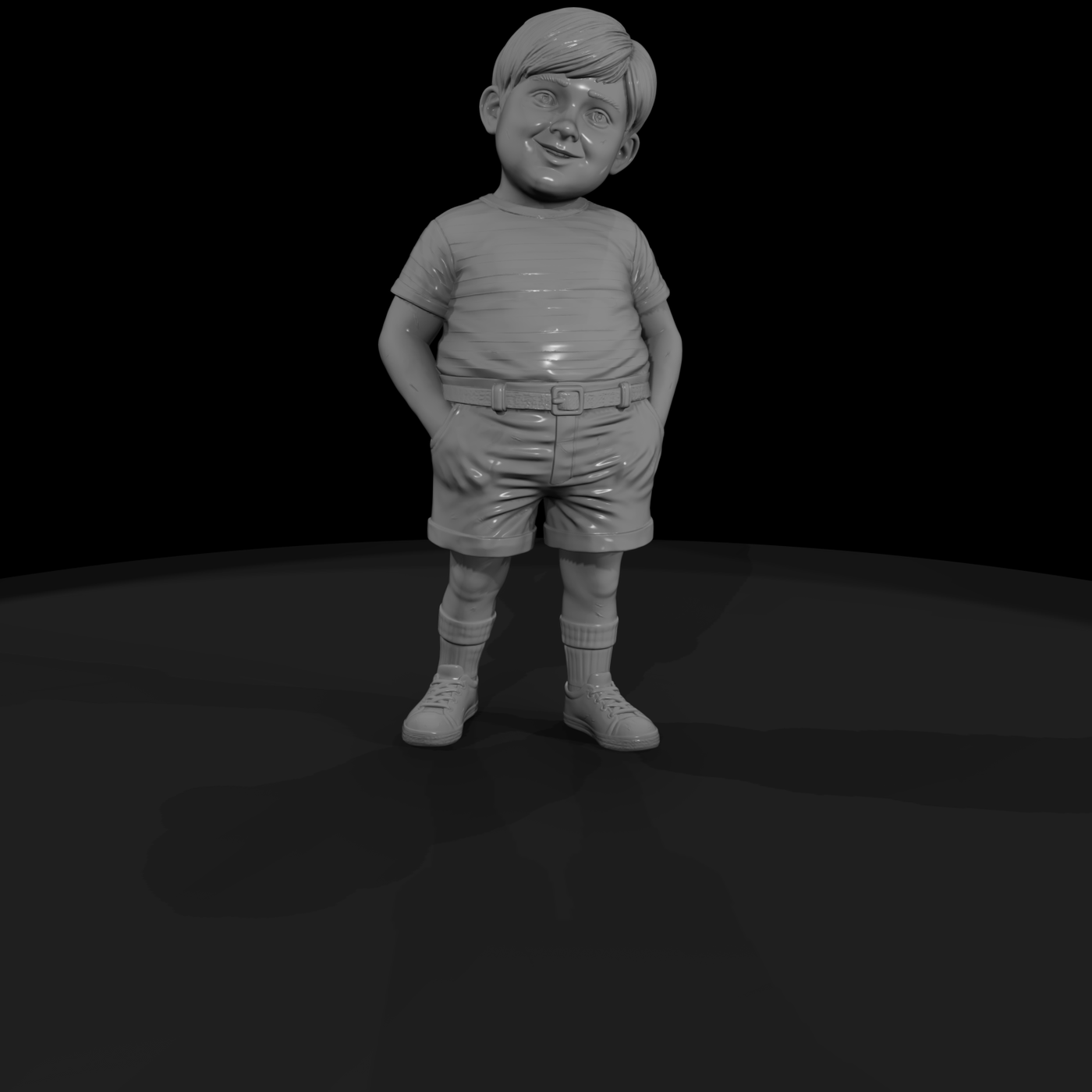 Pugsley Addams 1960s Boy Figure