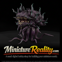 Tentacle Maw Monster miniature, three-quarter view — thumbnail 2