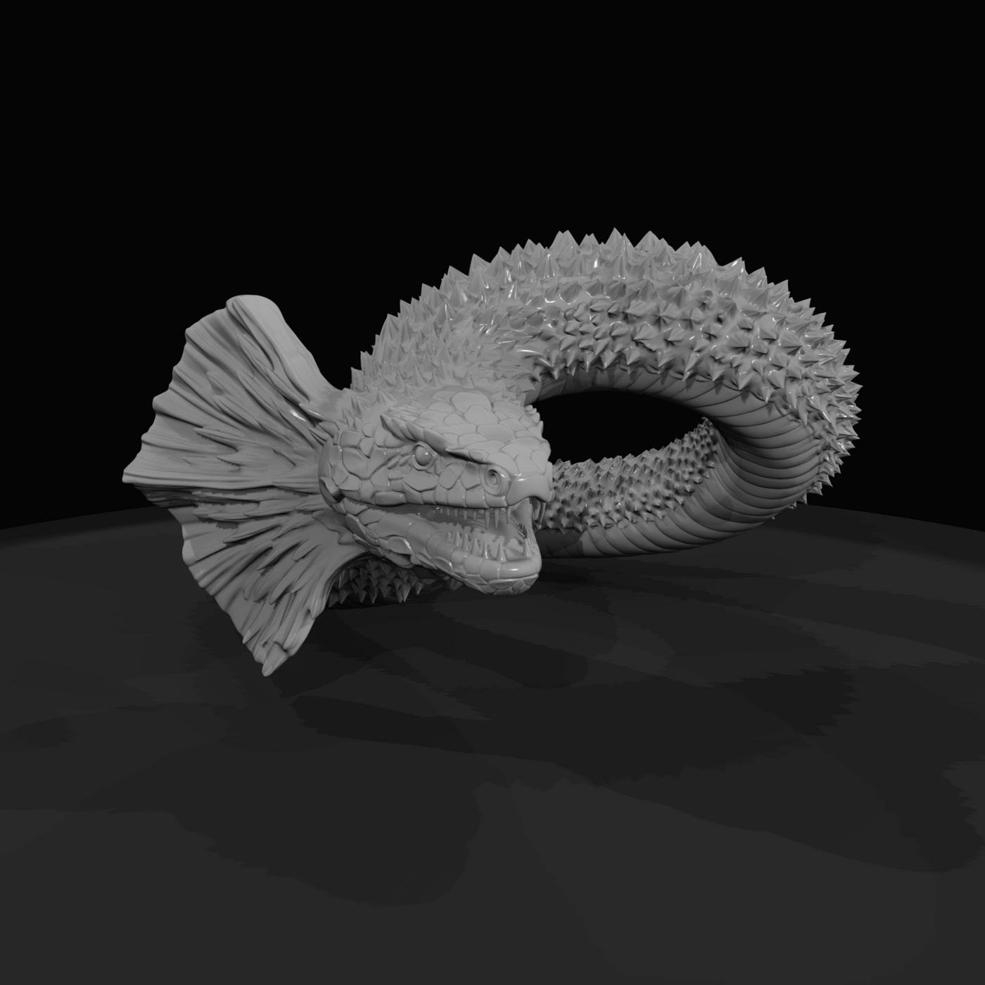 Deep Sea Creature Figure (estimated) — Chthonic