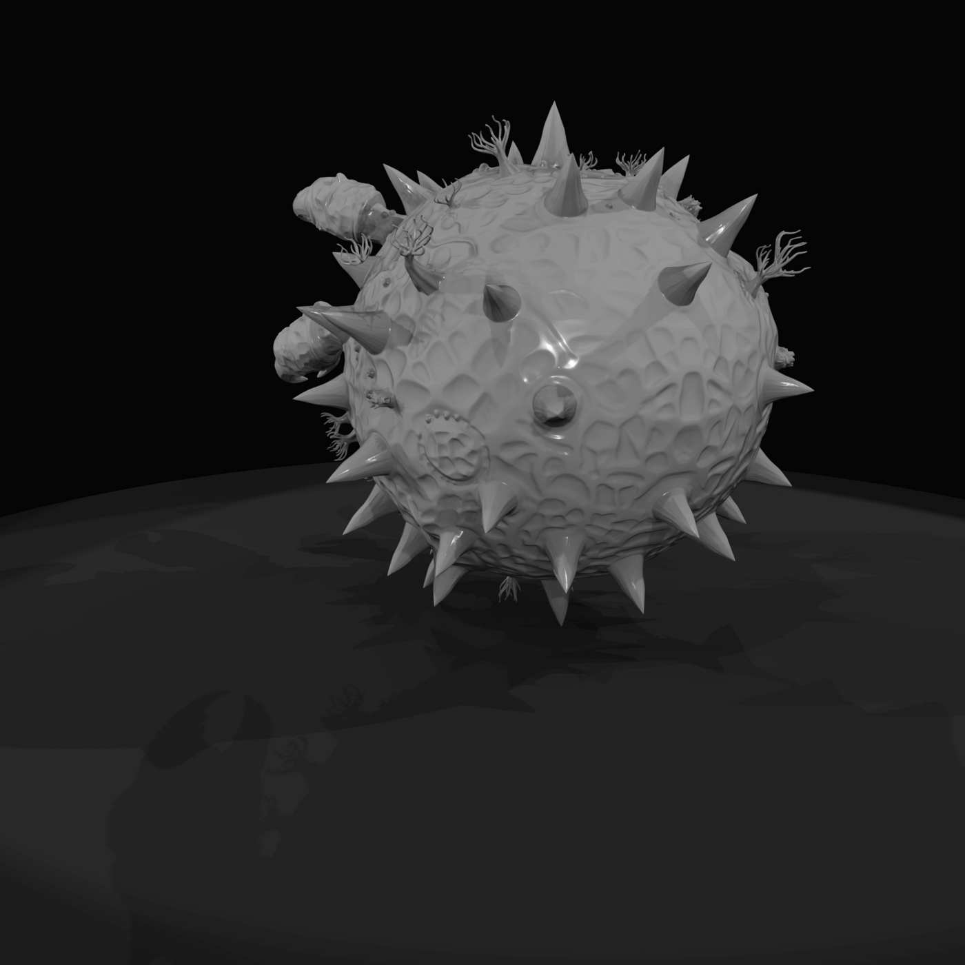 Deep Sea Creature Figure (estimated) — Clawspine