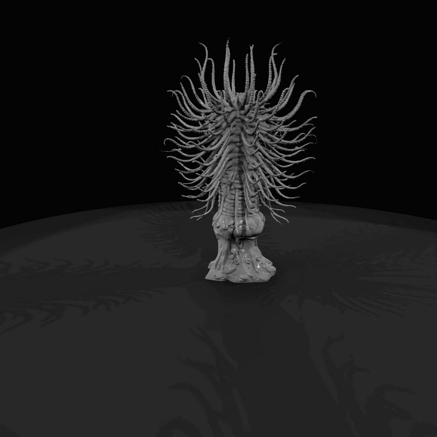 Deep Sea Creature Figure (estimated) — Coral