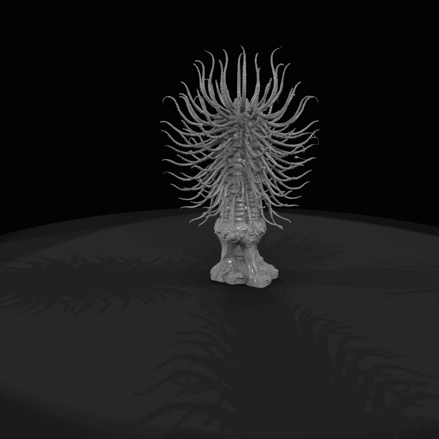 Deep Sea Creature Figure (estimated) — Coral