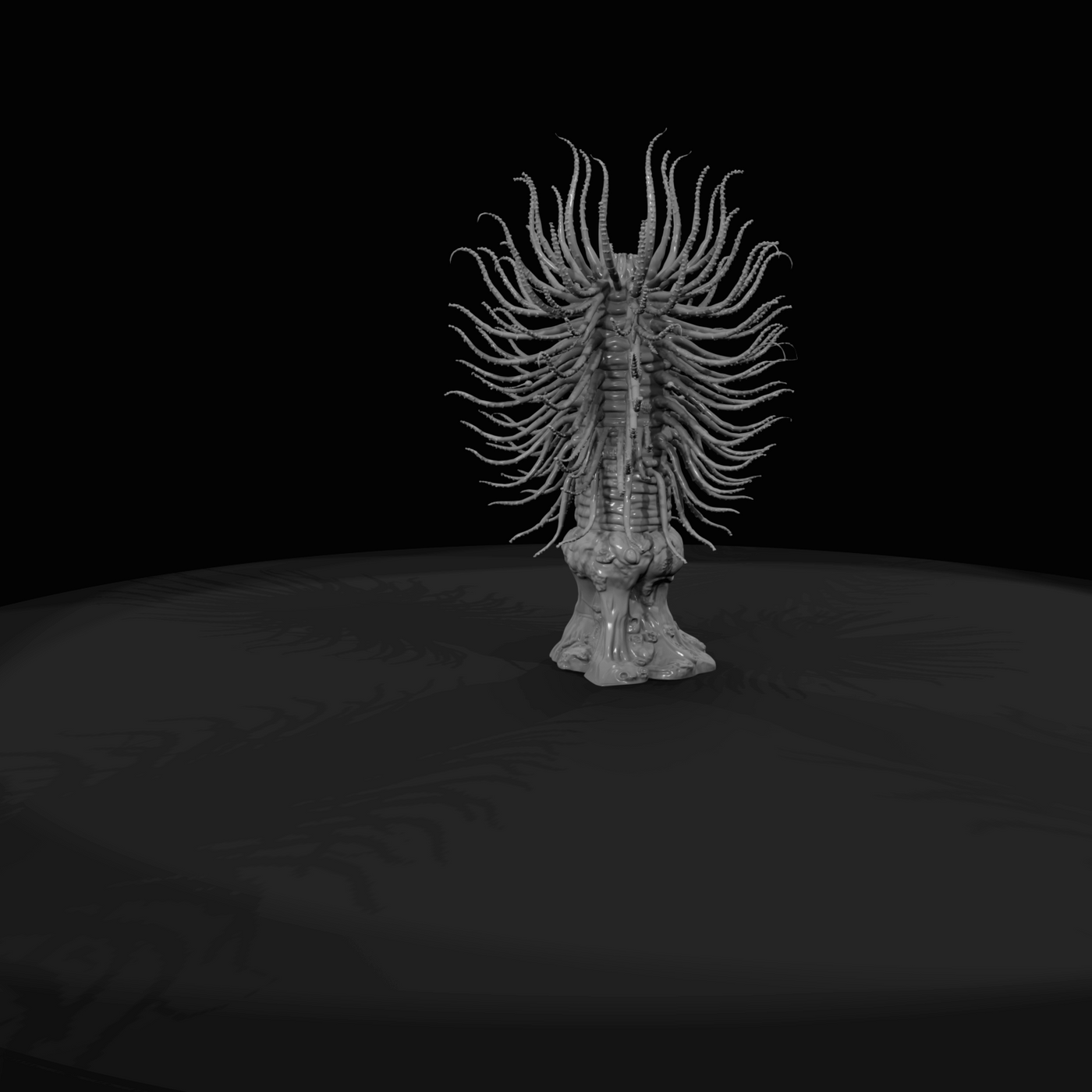 Deep Sea Creature Figure (estimated) — Coral