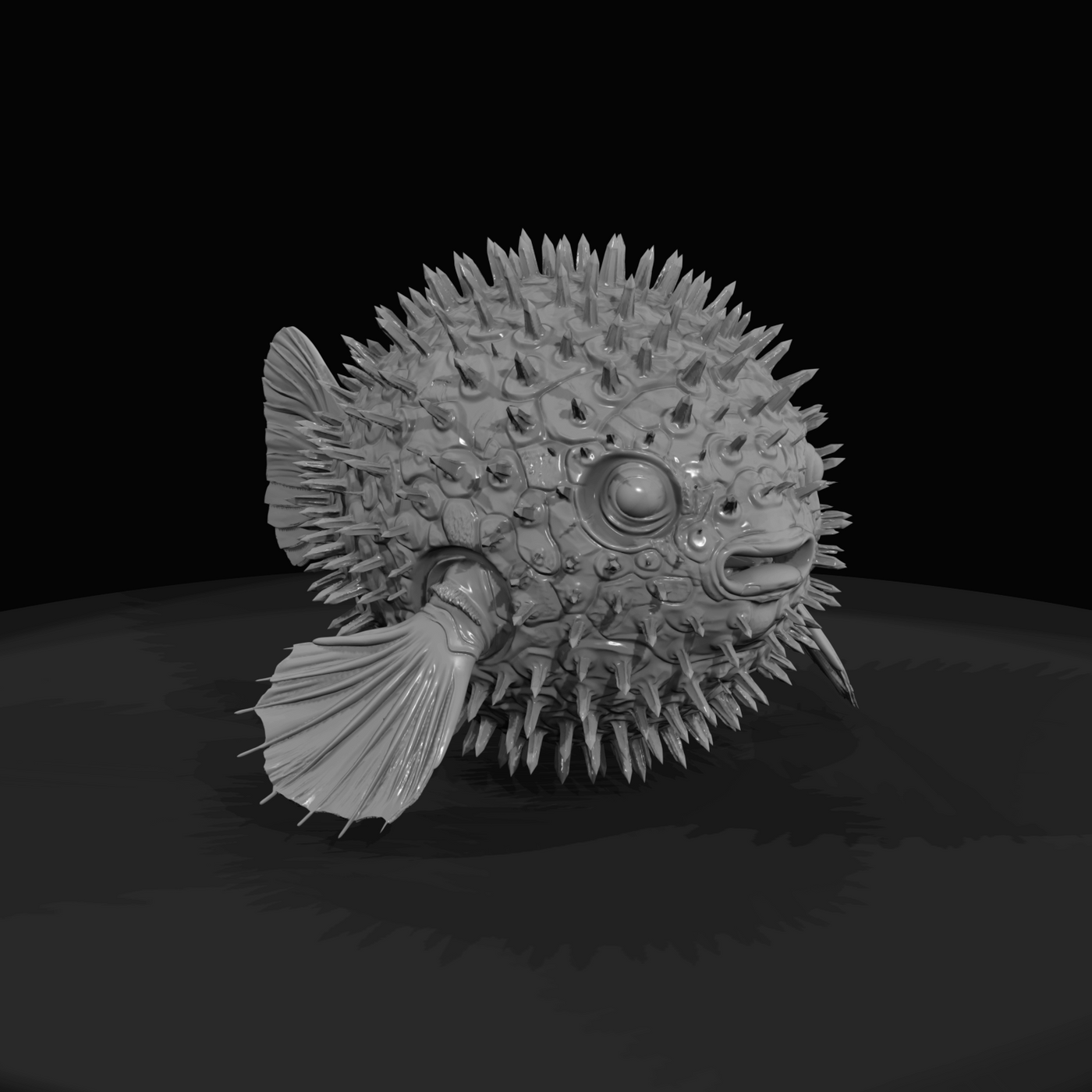 Deep Sea Creature Figure (estimated) — Stonebubble
