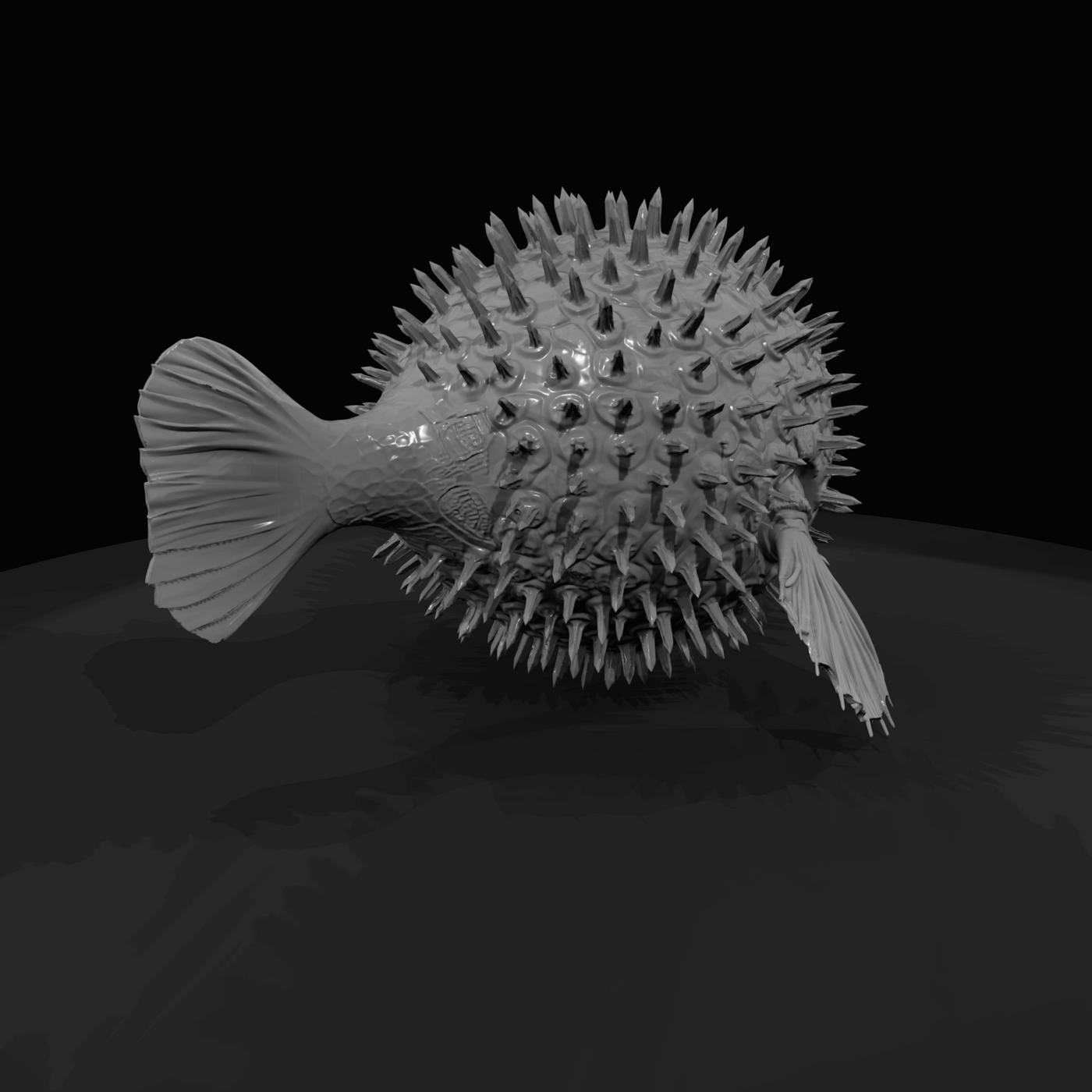 Deep Sea Creature Figure (estimated) — Stonebubble