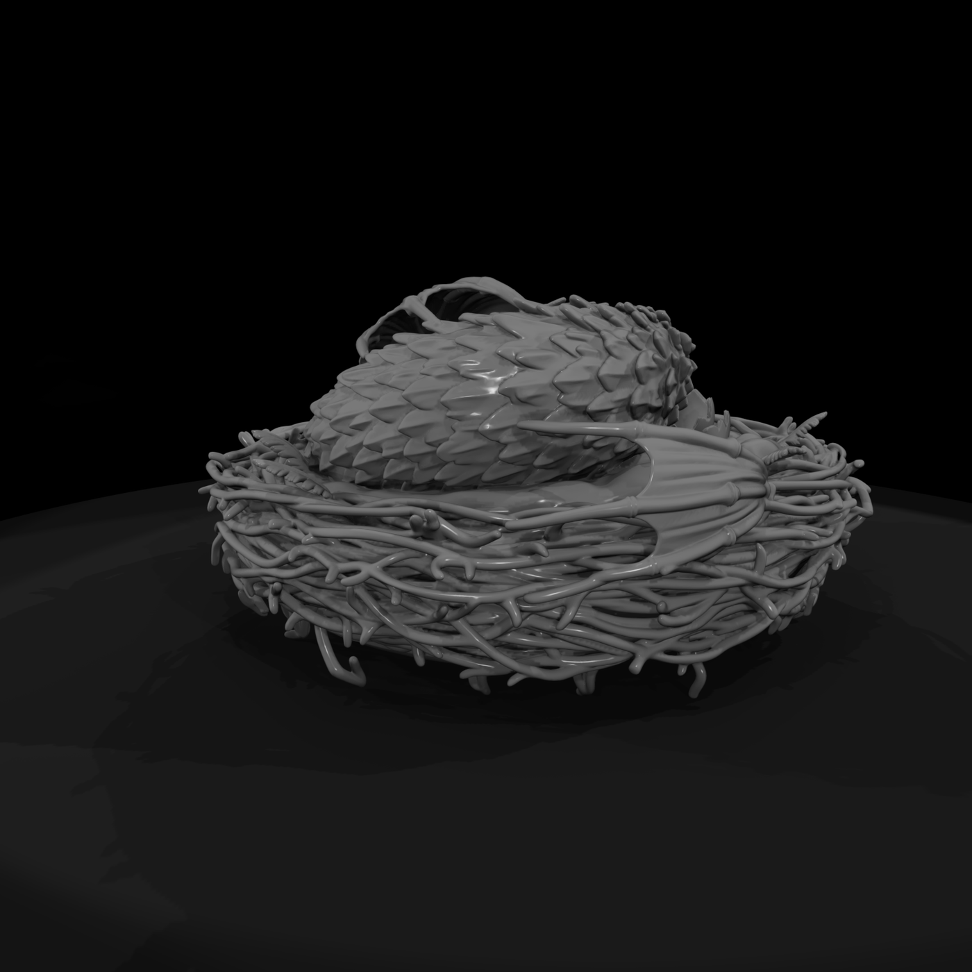 Emberkin Drakelet in Nest