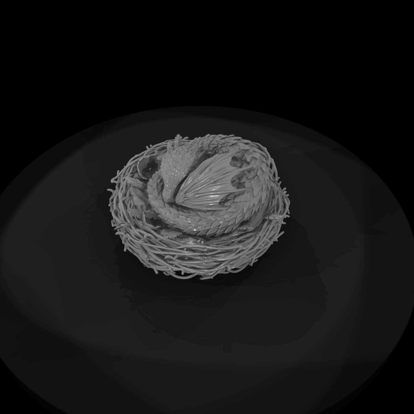 Emberkin Drakelet in Nest