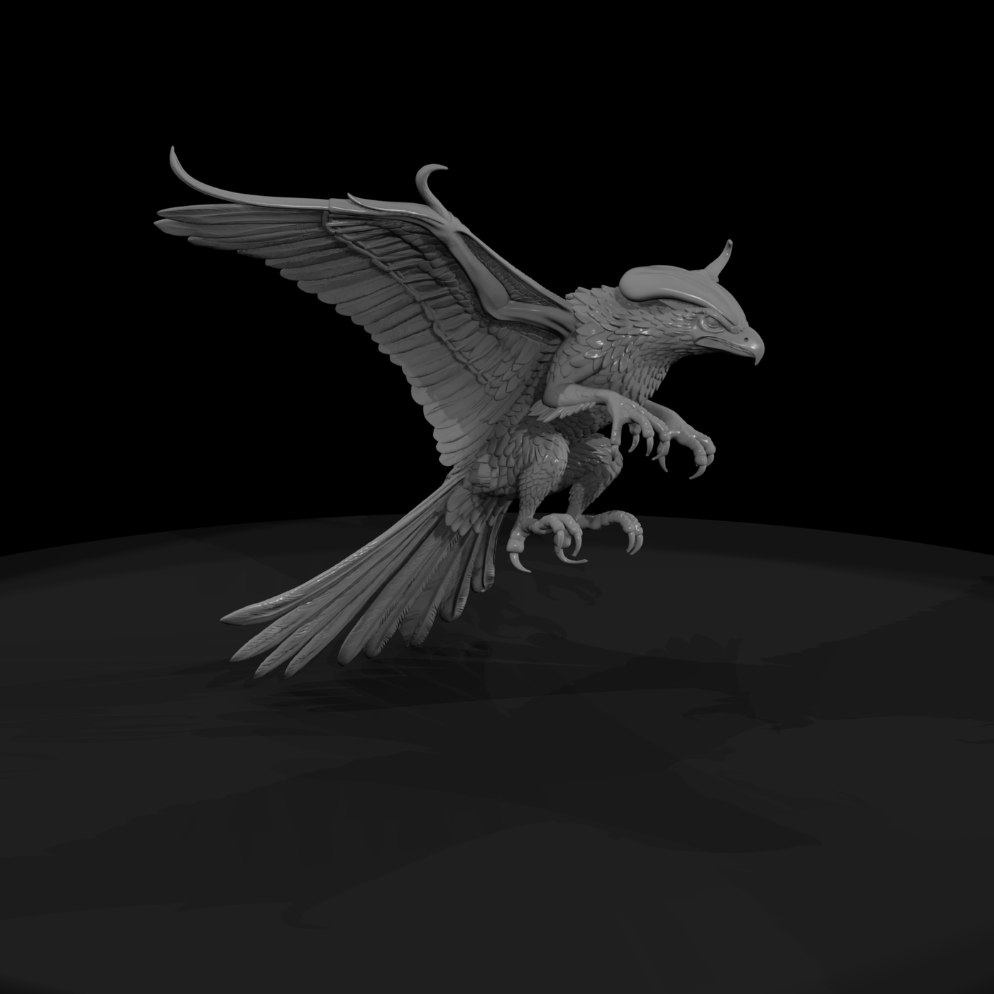 Forest Glider Dragon Miniature