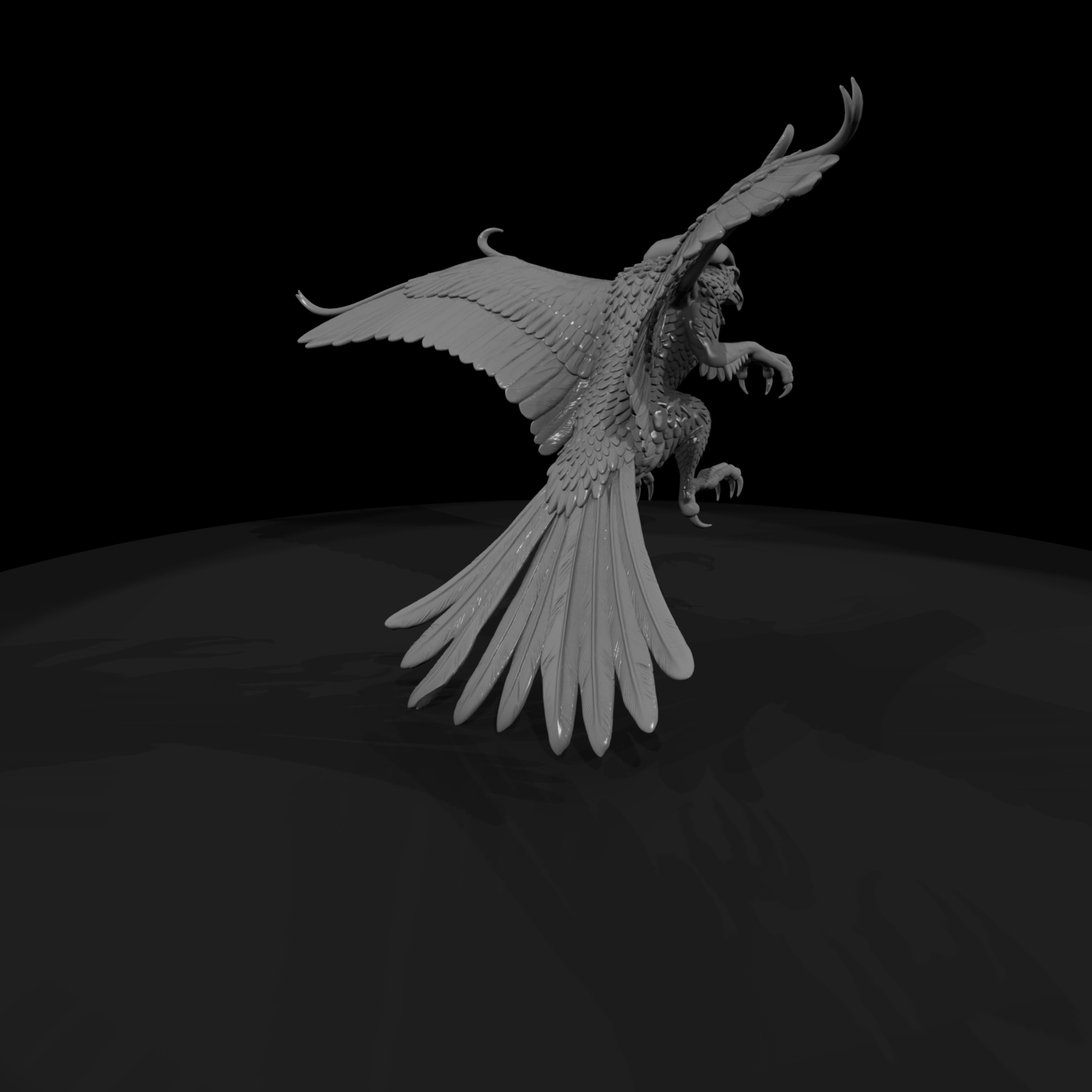 Forest Glider Dragon Miniature