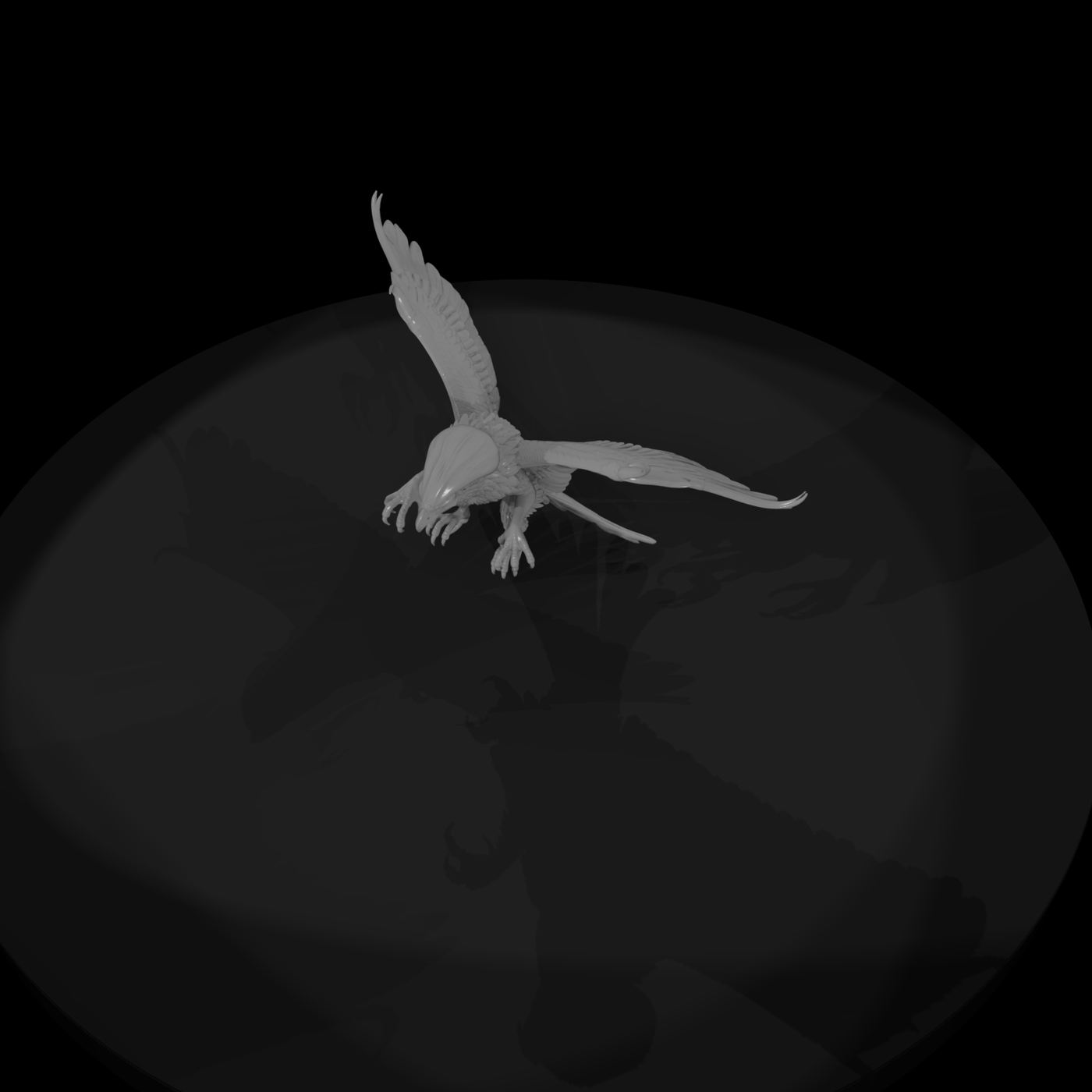 Forest Glider Dragon Miniature