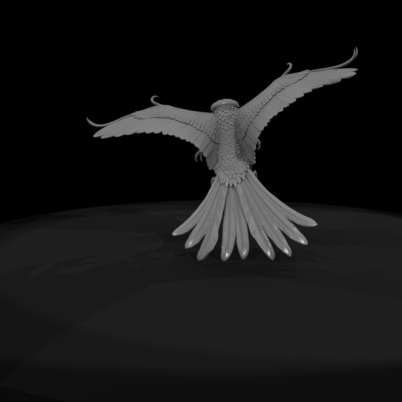 Forest Glider Dragon Miniature