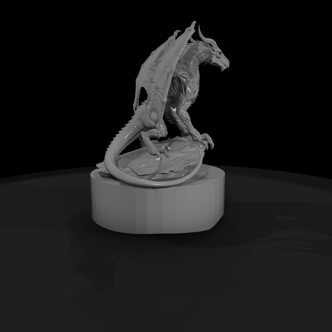Wyvern on Cliff Perch