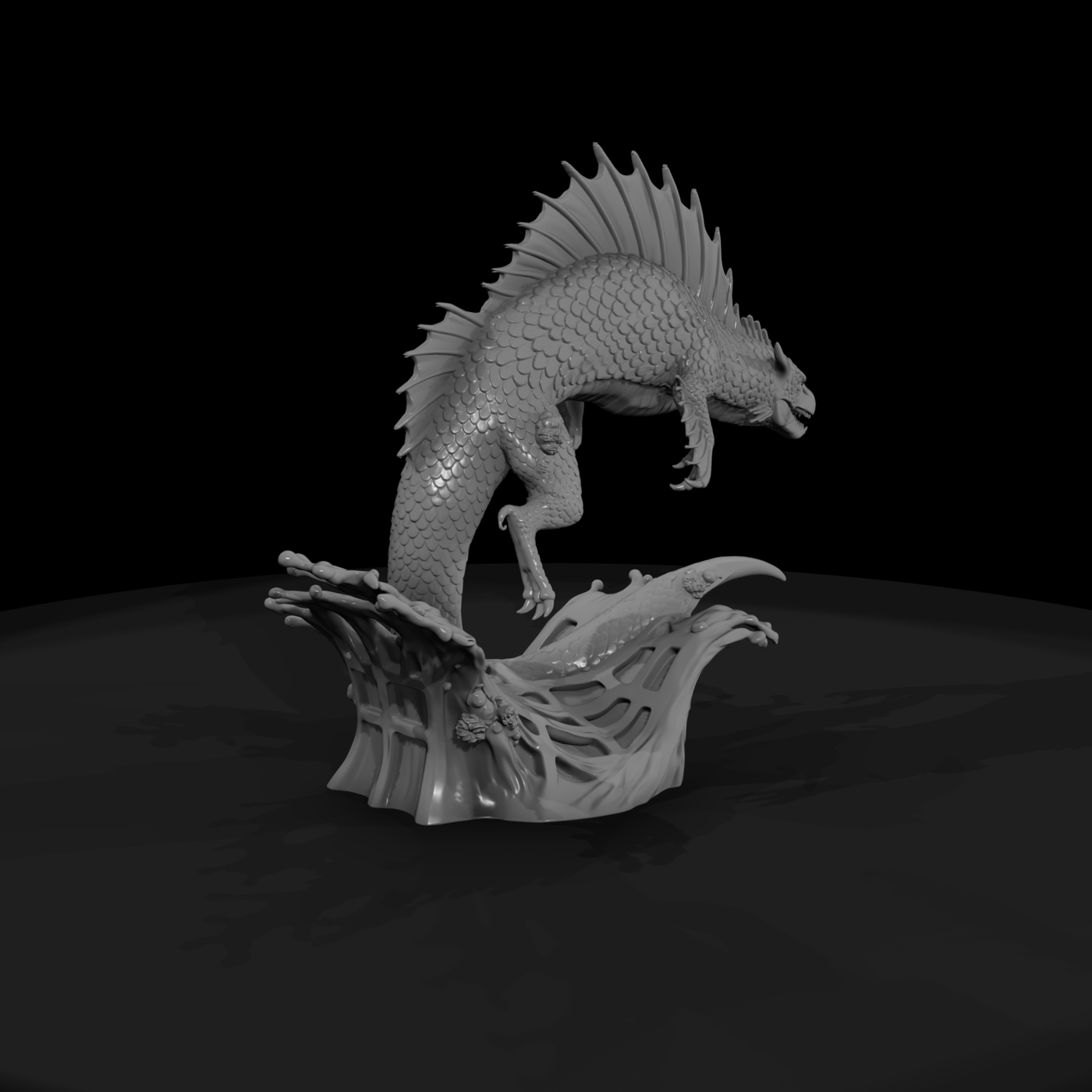 Tidebreaker Sea Drake Miniature