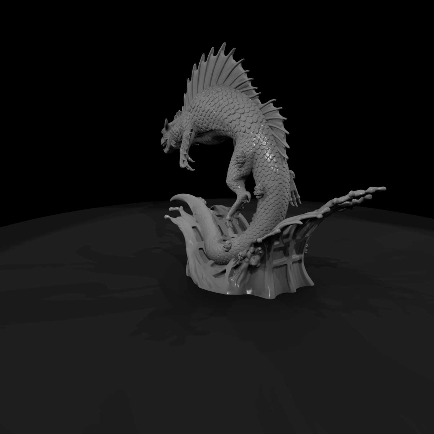 Tidebreaker Sea Drake Miniature