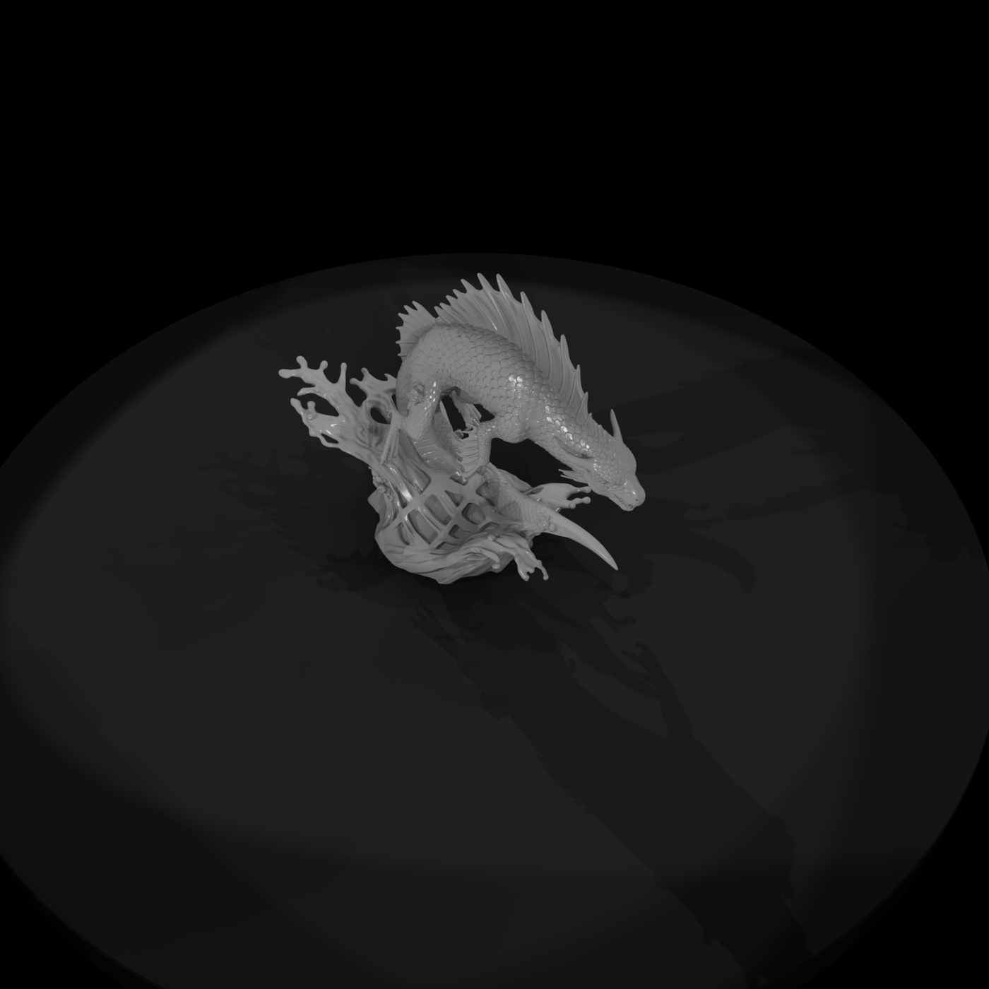 Tidebreaker Sea Drake Miniature