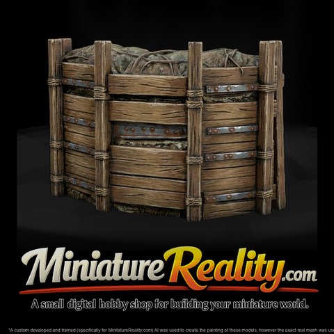 Trench Barricade with Sandbags