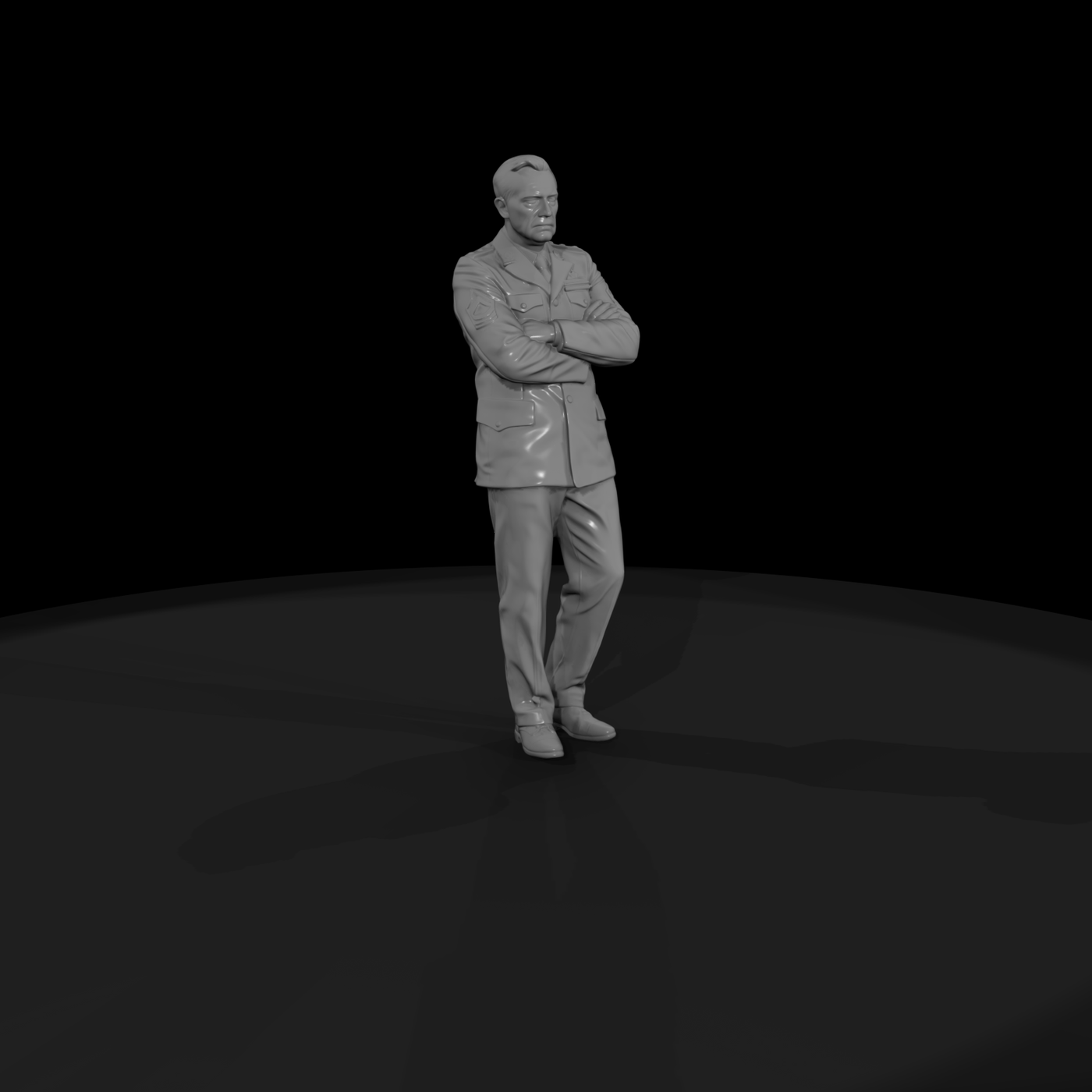 U.S. WWII Soldier Miniature (Standing)
