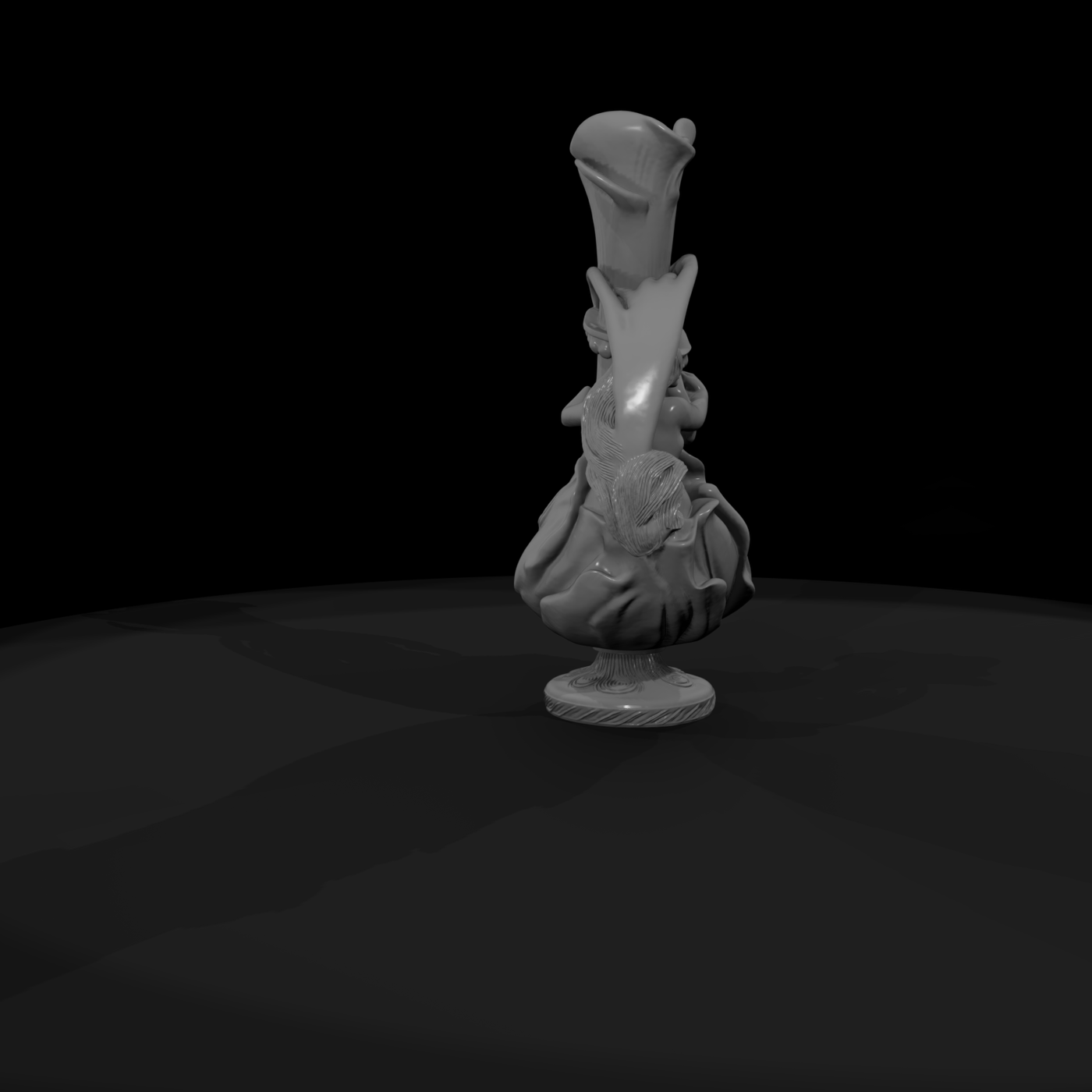 Untitled 222 decorative vase with female figure