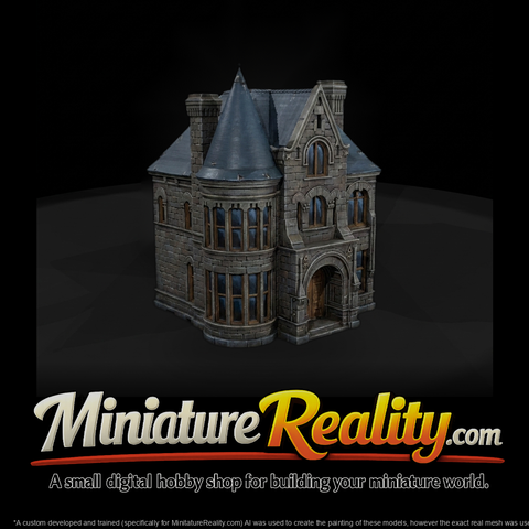 Victorian Gothic Stone Mansion