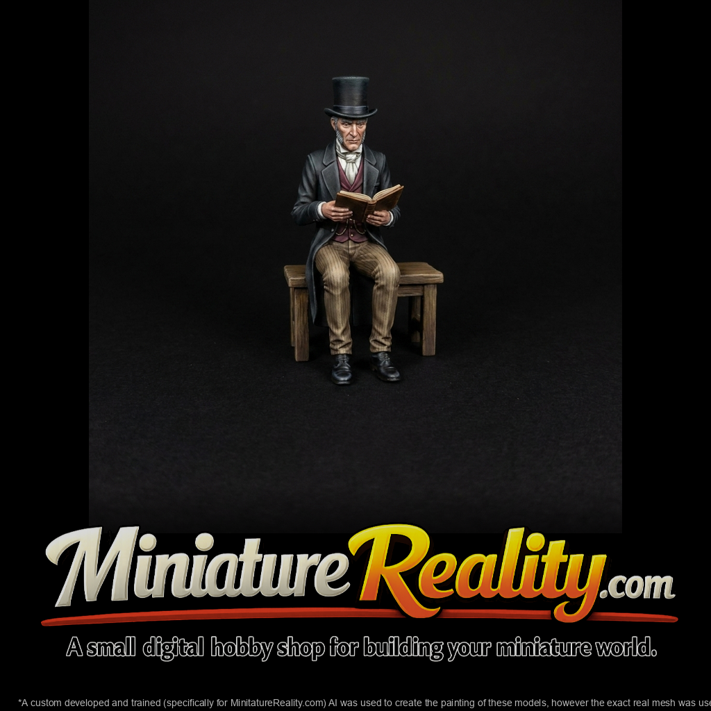 Victorian Gentleman Reading