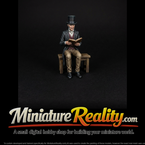 Victorian Gentleman Reading