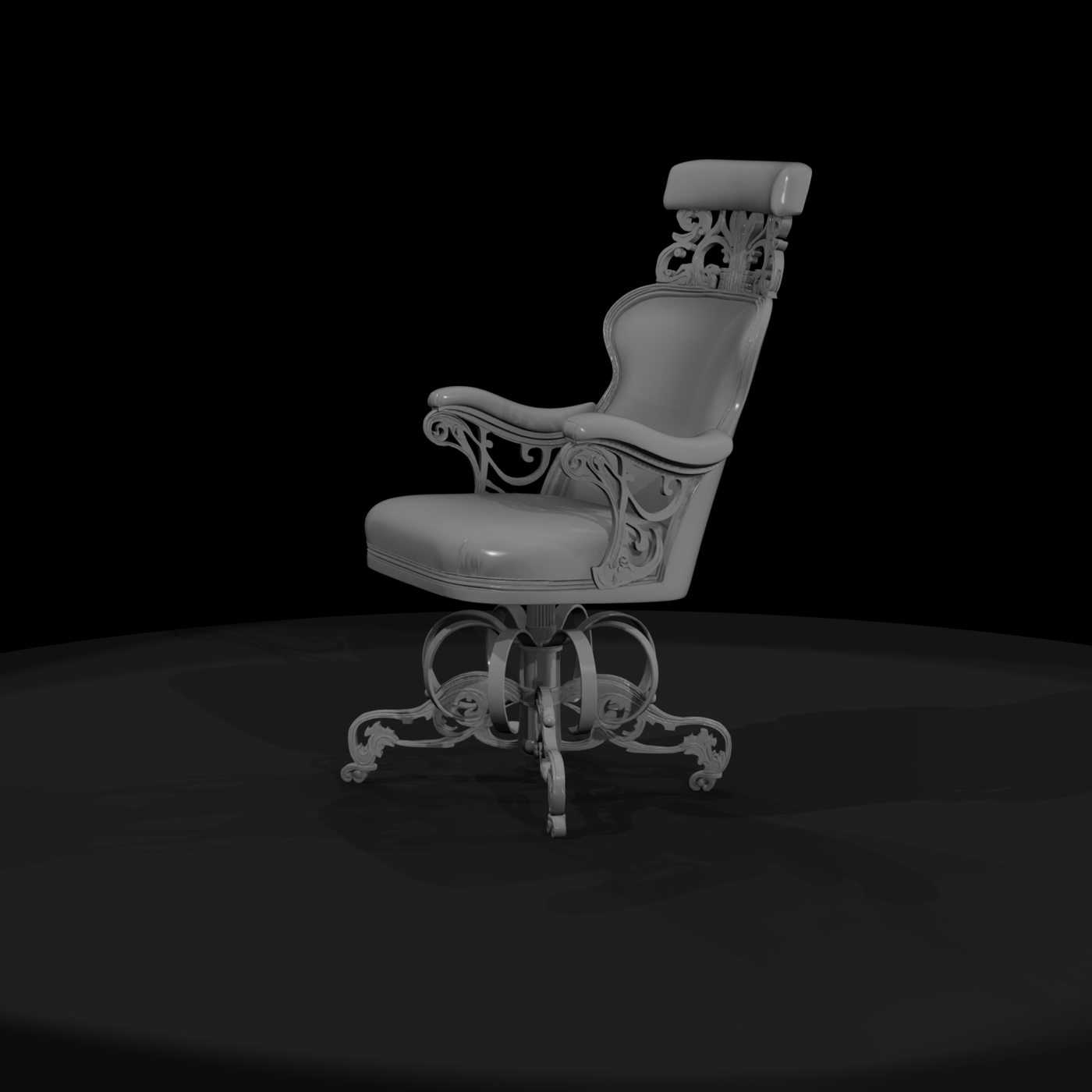 Victorian Swivel Desk Chair