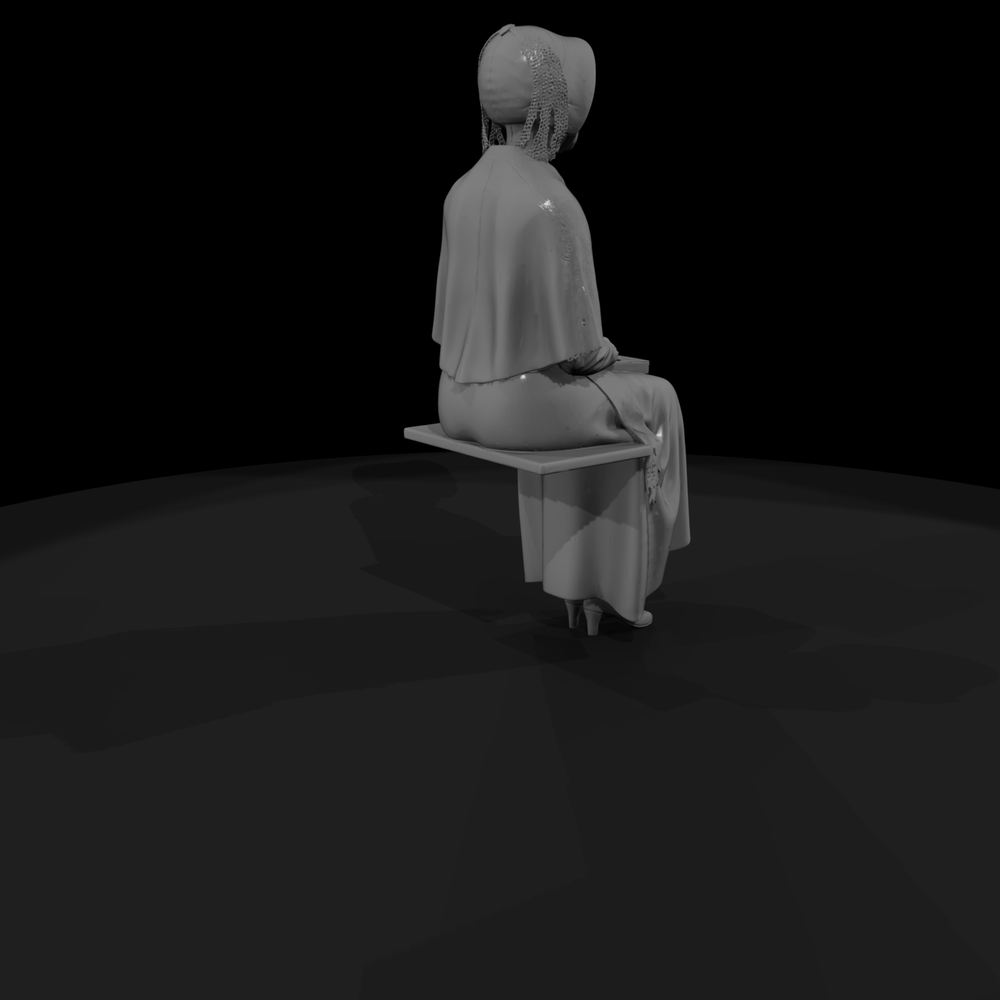 Victorian Seated Elderly Woman