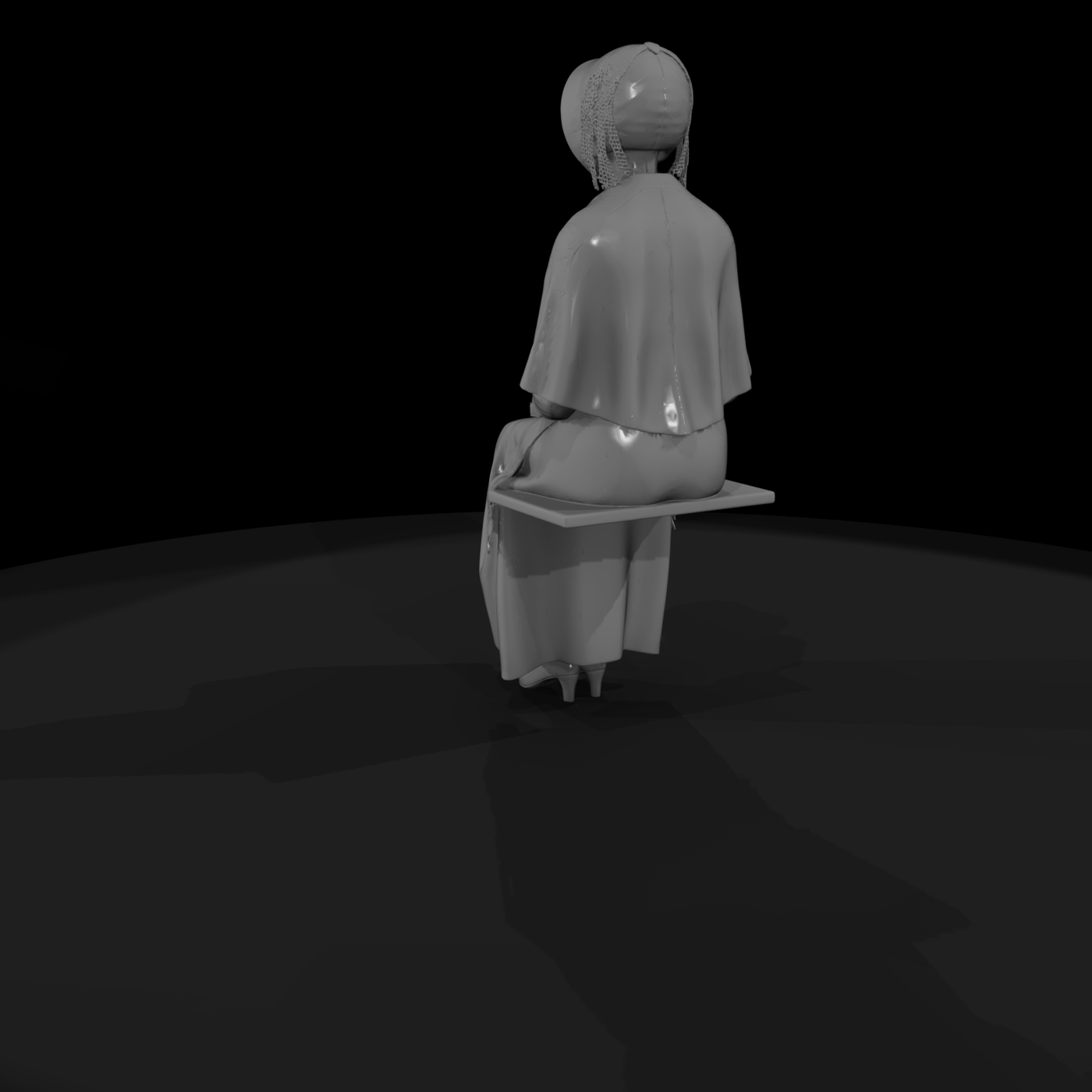 Victorian Seated Elderly Woman