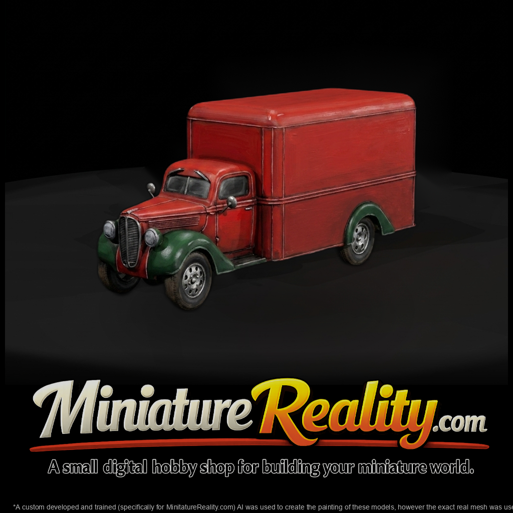Vintage Box Truck (HO Scale)