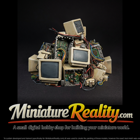 Vintage E-Waste Pile
