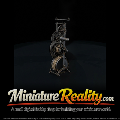Vintage Hand-Crank Winch