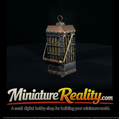 Vintage Industrial Portable Lantern