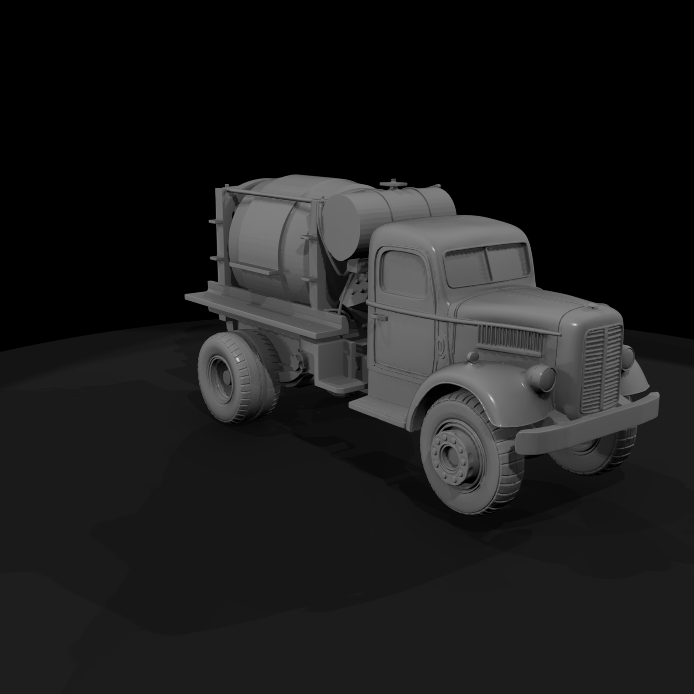 Vintage Cement Mixer Truck