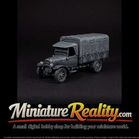 Vintage Covered Cargo Truck