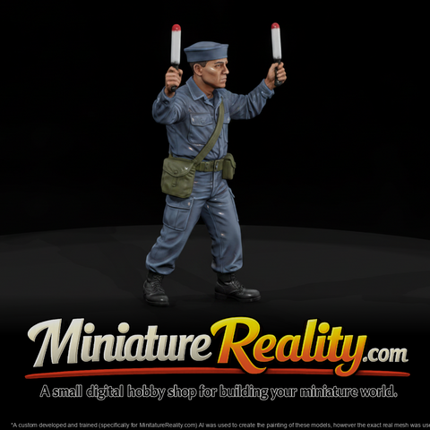 VN NAVY 048 vietnam-u-s-navy-flight-deck-director-figure, three-quarter view