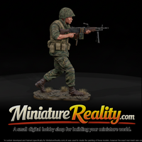 United States Marine M60 Gunner miniature, three-quarter view — thumbnail 1
