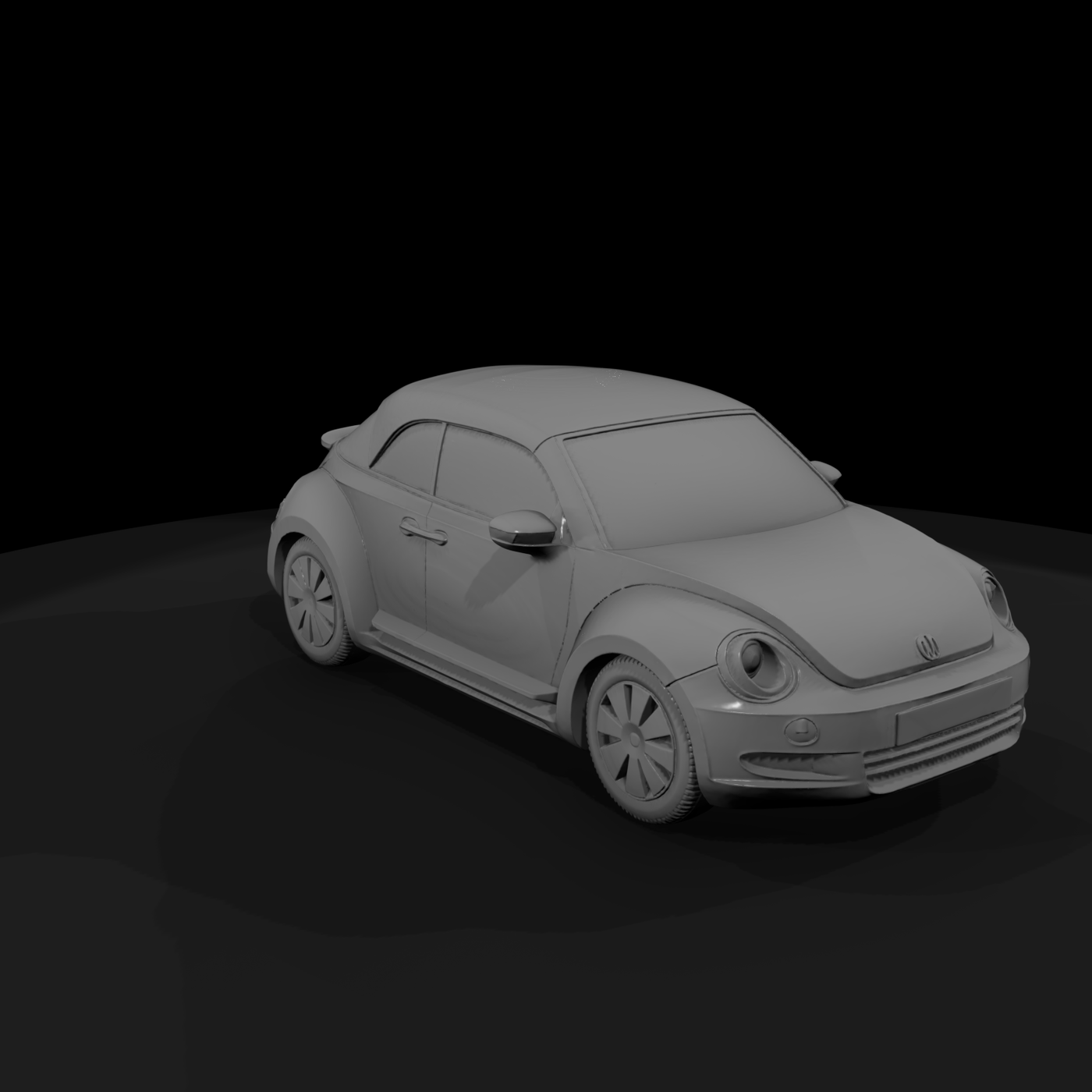 Volkswagen Beetle Coupe Car Model