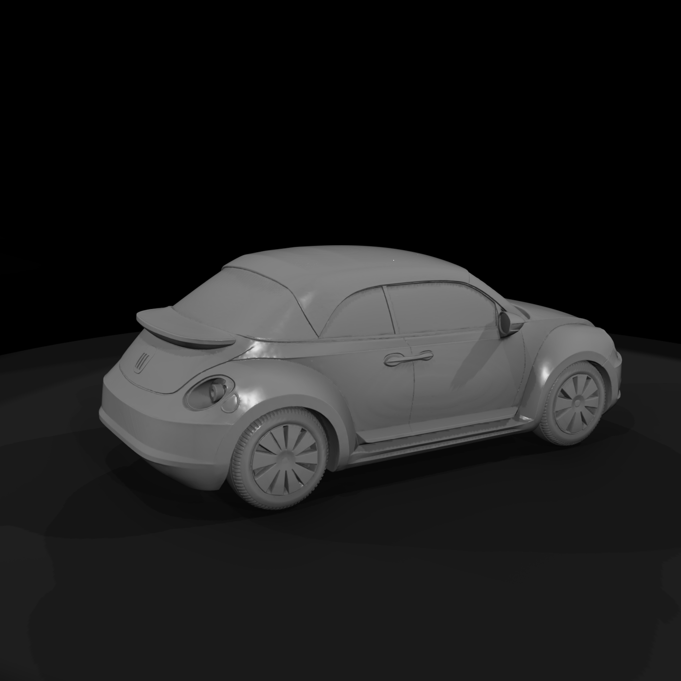 Volkswagen Beetle Coupe Car Model