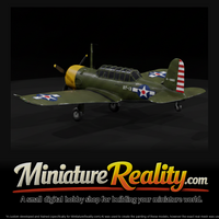 Vultee BT-13 Valiant miniature, three-quarter view — thumbnail 3