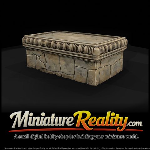 Weathered Ancient Sarcophagus Lid