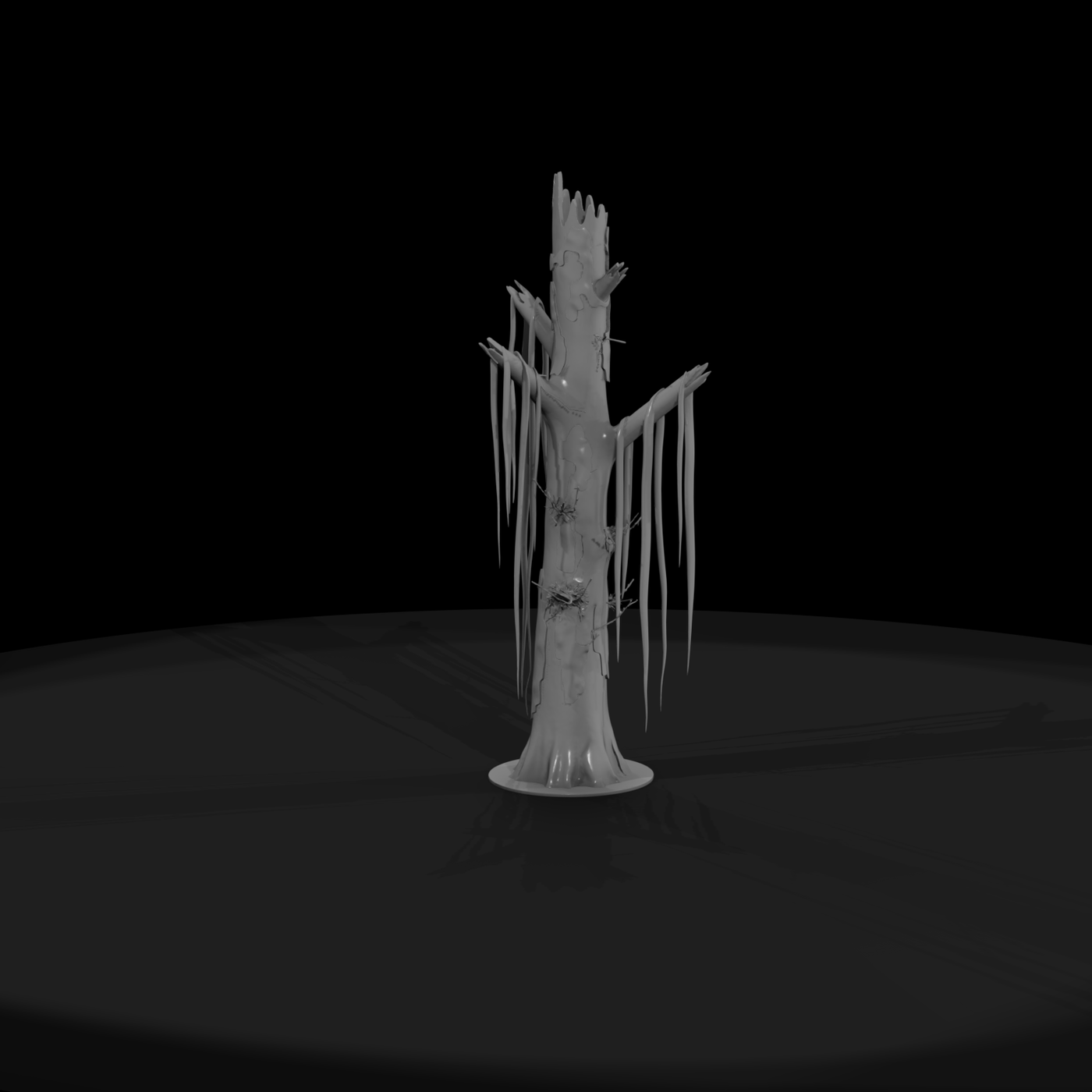 Weeping Dead Tree Stump