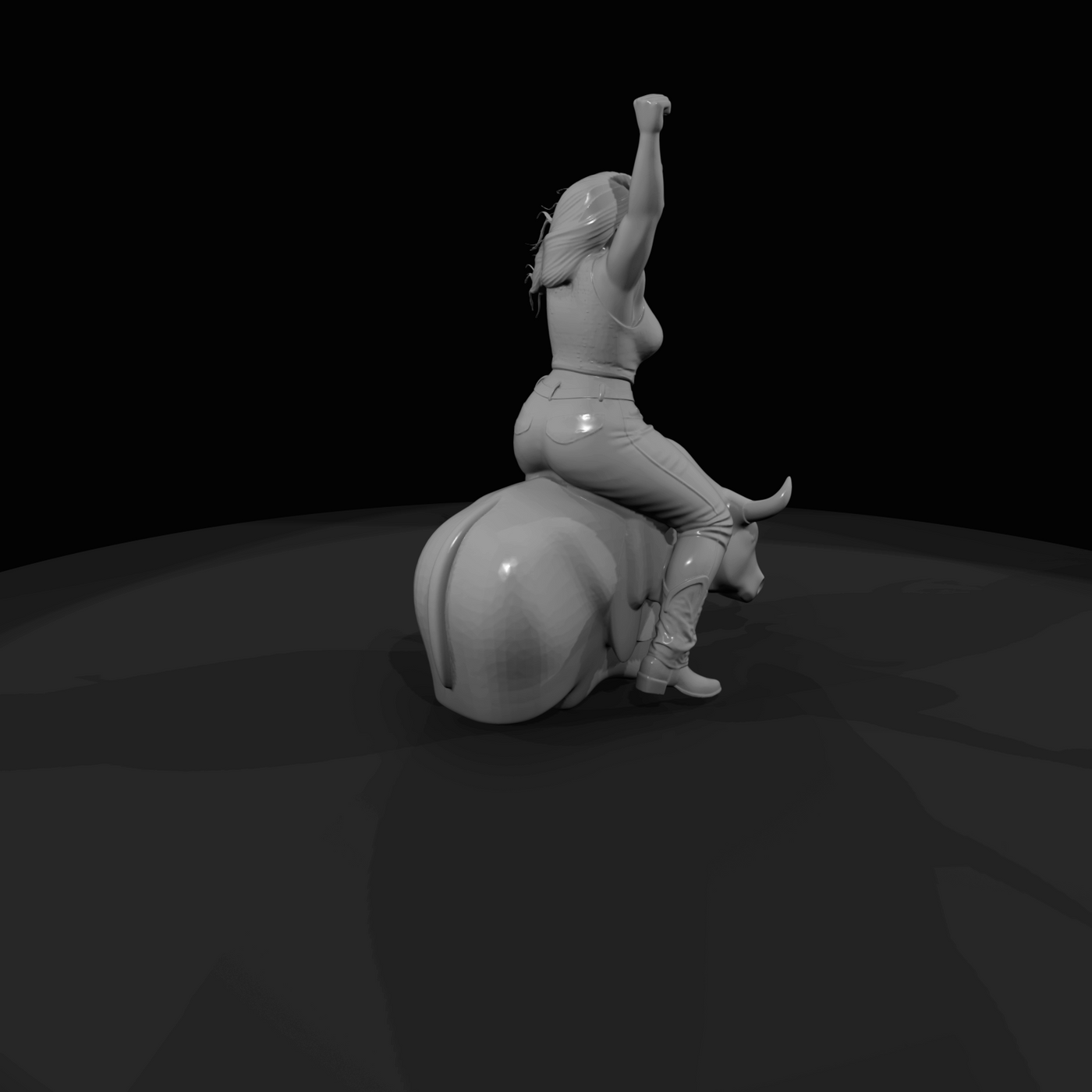 Western Bar Curvy Woman On (estimated)